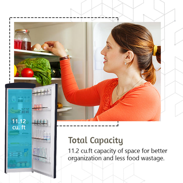 ConServ 11.12-cu ft Freezerless Refrigerator ( Black )