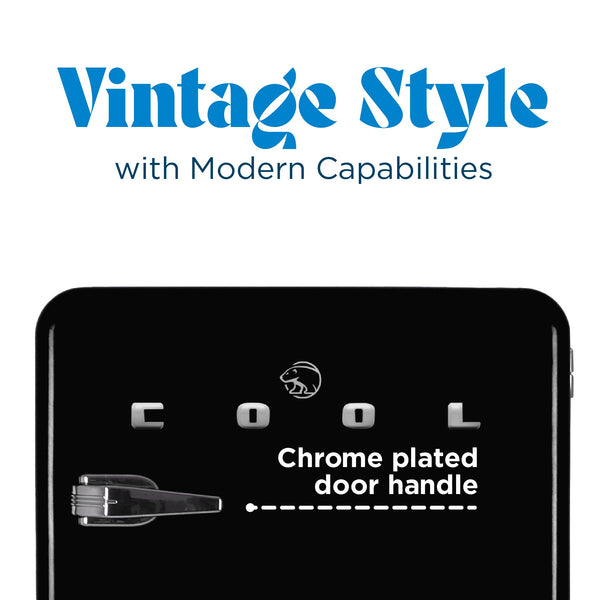 Commercial Cool 1.6-cu ft Mini Fridge with Freezer ( Black )