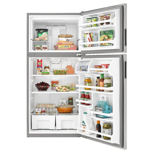 Amana 18.2-cu ft Top-Freezer Refrigerator ( Stainless Steel )