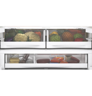 GE Standard-Depth 28.7-cu ft 3 -Door French Door Refrigerator with Ice Maker ( Stainless Steel ) ENERGY STAR Certified