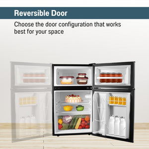 Equator Advanced Appliances 3.2-cu ft Mini Fridge with Freezer ( Black ) ENERGY STAR
