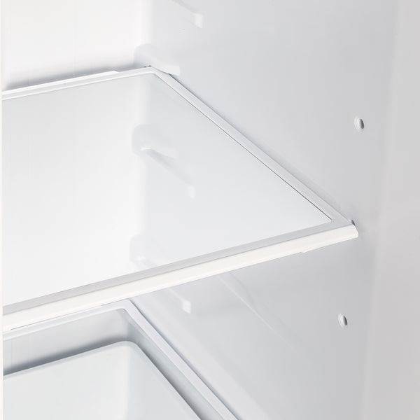 FORNO Salerno 20-cu ft Counter-Depth Side-by-Side Refrigerator with Ice Maker ,Water and Ice Dispenser ( Black ) ENERGY STAR Certified