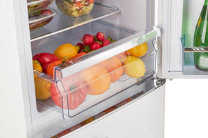 UNIQUE Off-Grid 10.0-cu ft Counter-Depth Bottom-Freezer Refrigerator Marshmallow white )