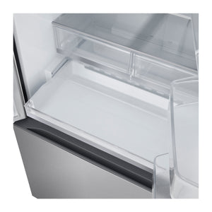 LG Standard-Depth InstaView 24.5-cu ft 3 -Door Smart Compatible French Door Refrigerator with Dual Ice Maker with Water and Ice Dispenser and Door within Door ( PrintProof Stainless Steel )