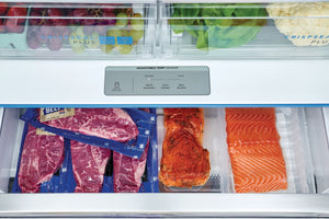 Frigidaire Gallery Counter-Depth 22.6-cu ft 3 -Door French Door Refrigerator with Dual Ice Maker with Water and Ice Dispenser ( Fingerprint Resistant Stainless Steel ) ENERGY STAR Certified