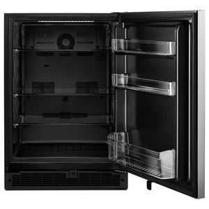 Whirlpool 5.1-cu ft Built-In Mini Fridge ( Stainless steel ) ENERGY STAR