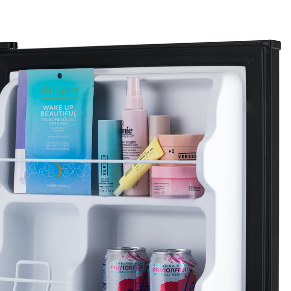 NewAir Mini Fridges 3.3-cu ft Mini Fridge with Freezer ( Gray ) ENERGY STAR