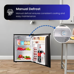 ConServ 2.6-cu ft Mini Fridge ( Stainless Steel ) Garage Ready