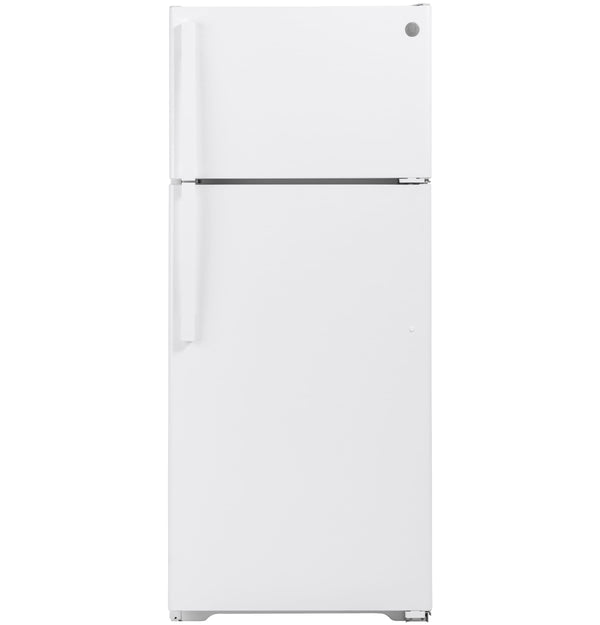 GE 17.5-cu ft Top-Freezer Refrigerator ( White ) ENERGY STAR Certified