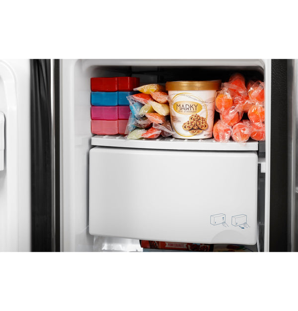 GE 25.3-cu ft Side-by-Side Refrigerator with Ice Maker ,Water and Ice Dispenser ( Stainless Steel )