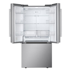 LG Standard-Depth 25.1-cu ft 3 -Door Smart Compatible French Door Refrigerator with Ice Maker ( PrintProof Stainless Steel ) ENERGY STAR Certified