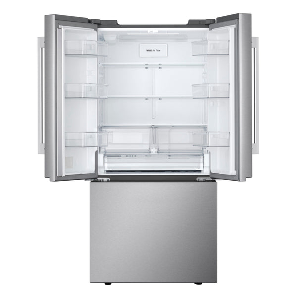 LG Standard-Depth 25.1-cu ft 3 -Door Smart Compatible French Door Refrigerator with Ice Maker ( PrintProof Stainless Steel ) ENERGY STAR Certified