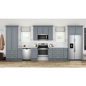 Whirlpool 24.5-cu ft Side-by-Side Refrigerator with Ice Maker ,Water and Ice Dispenser ( Fingerprint Resistant Stainless Steel )