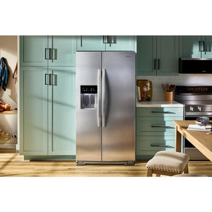 Whirlpool 28.7-cu ft Side-by-Side Refrigerator with Ice Maker ,Water and Ice Dispenser ( Fingerprint Resistant Stainless Finish )