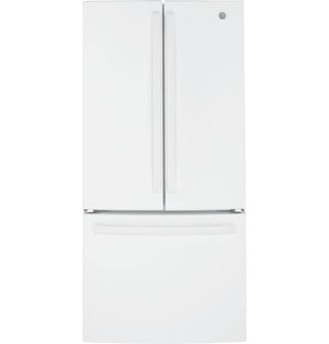 GE Standard-Depth 24.8-cu ft 3 -Door French Door Refrigerator with Ice Maker with Water Dispenser ( White ) ENERGY STAR Certified