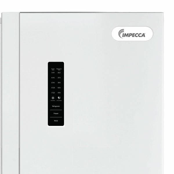 Impecca 18.8-cu ft Counter-Depth Side-by-Side Refrigerator Built-In ( White )