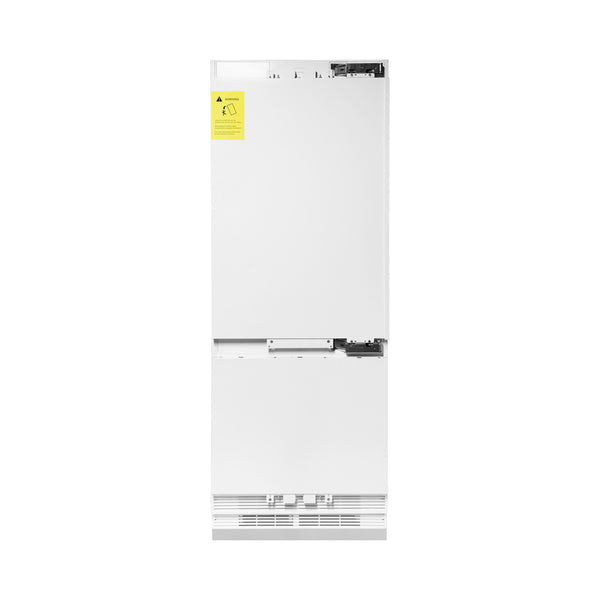 ZLINE KITCHEN & BATH Built-In 16.1-cu ft Counter-Depth Built-In Bottom-Freezer Refrigerator with Ice Maker ( Custom Panel-Ready ) ENERGY STAR Certified