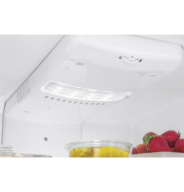 Hotpoint 9.7-cu ft Counter-Depth Top-Freezer Refrigerator ( Black )