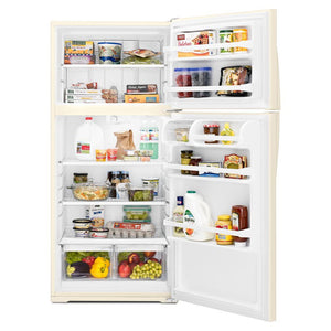 Whirlpool 14.3-cu ft Top-Freezer Refrigerator ( Biscuit )