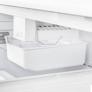 FORNO Counter-Depth Espresso Gallipoli 17.5-cu ft 3 -Door French Door Refrigerator with Ice Maker with Ice Dispenser ( White ) ENERGY STAR Certified