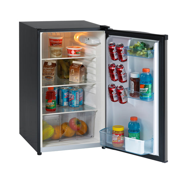 Avanti 4.4-cu ft Mini Fridge ( Stainless Steel ) ENERGY STAR