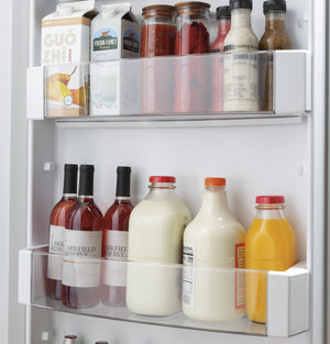 GE Profile 24.5-cu ft Counter-Depth Side-by-Side Refrigerator Built-In Smart Compatible with Ice Maker ,Water and Ice Dispenser ( Stainless Steel )