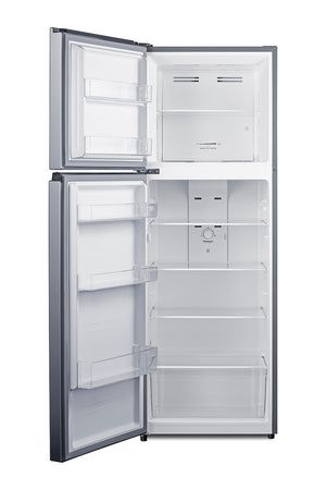 Summit Appliance 11.5-cu ft Counter-Depth Top-Freezer Refrigerator ( Stainless steel look ) ENERGY STAR Certified