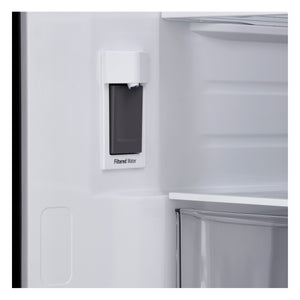 LG Counter-Depth 25.5-cu ft 4 -Door Smart Compatible French Door Refrigerator with Ice Maker with Water Dispenser ( PrintProof Stainless Steel ) ENERGY STAR Certified