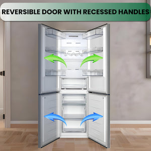 Equator Advanced Appliances 11.50-cu ft Standard-Depth Bottom-Freezer Refrigerator Stainless steel ) ENERGY STAR Certified