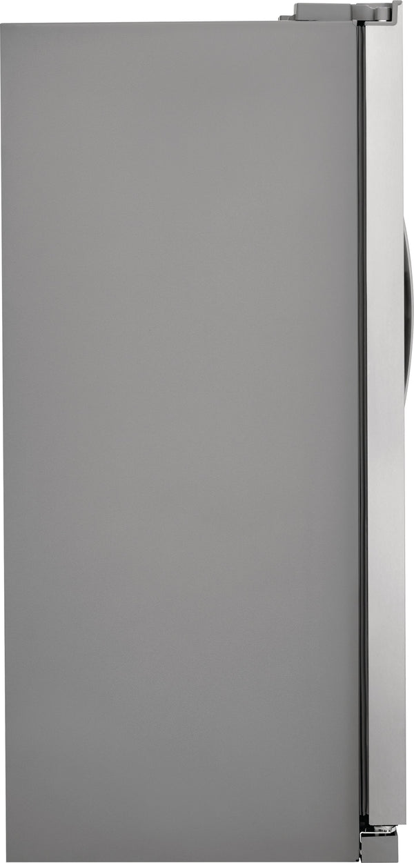Frigidaire 22.3-cu ft Side-by-Side Refrigerator with Ice Maker ,Water and Ice Dispenser ( Stainless Steel ) ENERGY STAR Certified