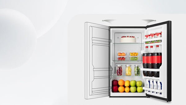 Hisense 3.3-cu ft Mini Fridge ( Black ) ENERGY STAR