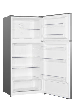 Impecca 17-cu ft Counter-Depth Top-Freezer Refrigerator Built-In ( Stainless Steel )
