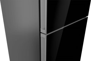 Bosch 800 Series 13-cu ft Counter-Depth Built-In Bottom-Freezer Refrigerator with Ice Maker ( Black ) ENERGY STAR Certified
