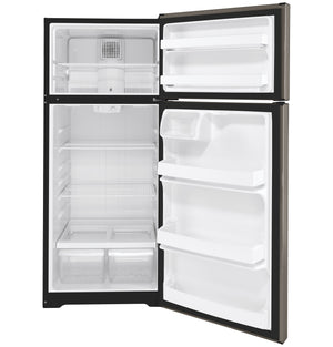 GE 17.5-cu ft Top-Freezer Refrigerator ( Silver ) ENERGY STAR Certified