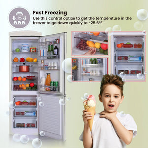 ConServ 10.7-cu ft Standard-Depth Bottom-Freezer Refrigerator Black )