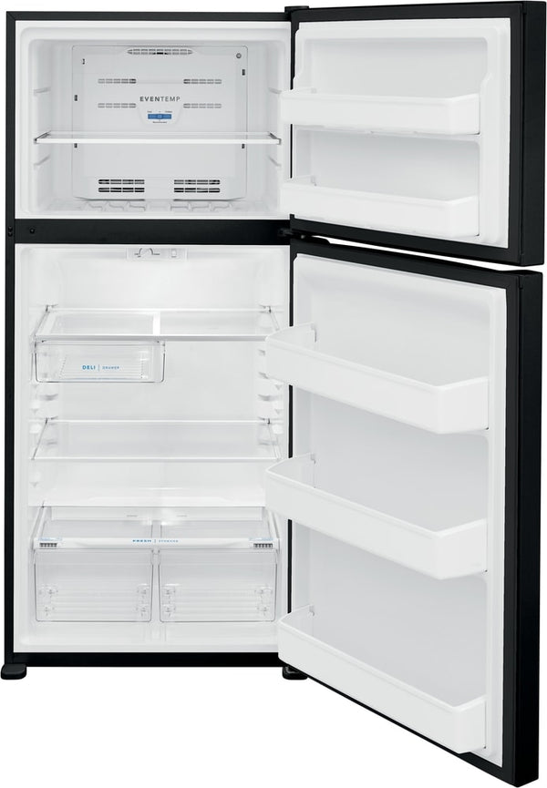 Frigidaire 18.3-cu ft Top-Freezer Refrigerator ( Black ) Garage Ready ENERGY STAR Certified