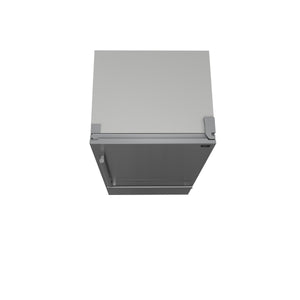 FORNO Milano Espresso 17.2-cu ft Counter-Depth Bottom-Freezer Refrigerator Stainless Steel ) ENERGY STAR Certified