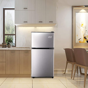 GZMR 3.5-cu ft with Freezer ( Silver )