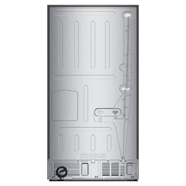 Whirlpool Standard-Depth 31-cu ft 3 -Door French Door Refrigerator with Ice Maker with Water Dispenser ( Black ) ENERGY STAR Certified