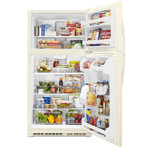 Whirlpool 20.5-cu ft Top-Freezer Refrigerator ( Biscuit )