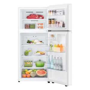 LG 17.5-cu ft Top-Freezer Refrigerator ( White ) Garage Ready ENERGY STAR Certified