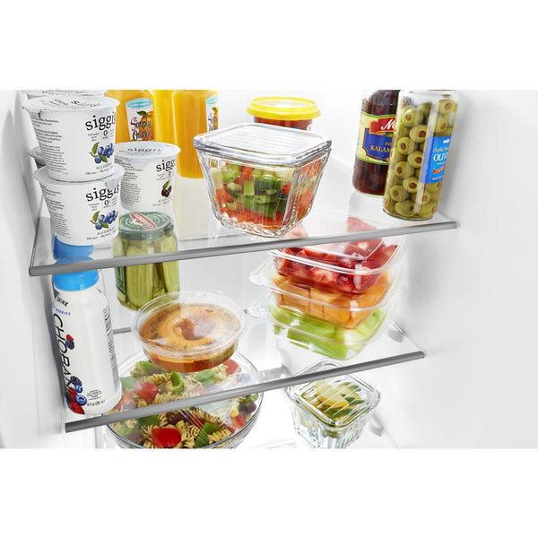 Whirlpool 24.6-cu ft Side-by-Side Refrigerator with Ice Maker ,Water and Ice Dispenser ( White ) ENERGY STAR Certified