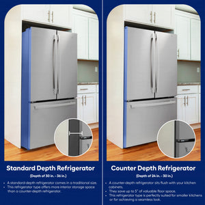 Frigidaire 21.4-cu ft Counter-Depth Side-by-Side Refrigerator ( Fingerprint-Resistant Stainless Look )