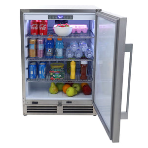 Avanti 5.4-cu ft Mini Fridge ( Stainless Steel ) Garage Ready
