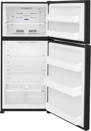 Frigidaire 18.3-cu ft Top-Freezer Refrigerator ( Black ) Garage Ready ENERGY STAR Certified