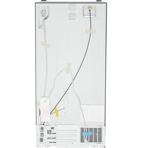 GE 23-cu ft Side-by-Side Refrigerator with Ice Maker ,Water and Ice Dispenser ( Stainless Steel ) ENERGY STAR Certified