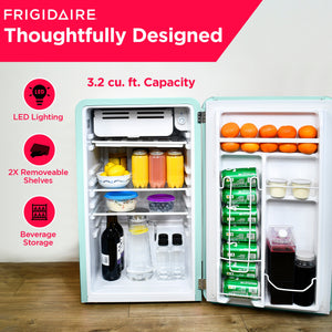 Frigidaire 3.2-cu ft Mini Fridge with Freezer ( Mint )