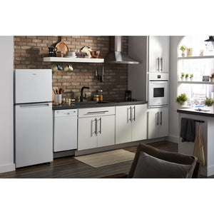 Whirlpool 11.6-cu ft Counter-Depth Top-Freezer Refrigerator ( White ) ENERGY STAR Certified