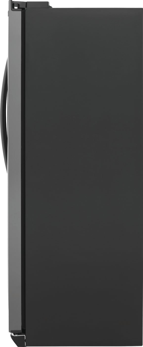 Frigidaire Gallery 22.3-cu ft Counter-Depth Side-by-Side Refrigerator with Ice Maker ,Water and Ice Dispenser ( Fingerprint Resistant Black Stainless Steel ) ENERGY STAR Certified