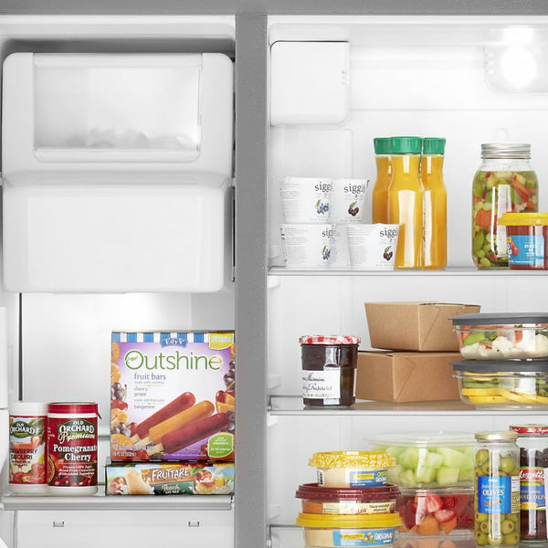 Whirlpool 24.5-cu ft Side-by-Side Refrigerator with Ice Maker ,Water and Ice Dispenser ( White )
